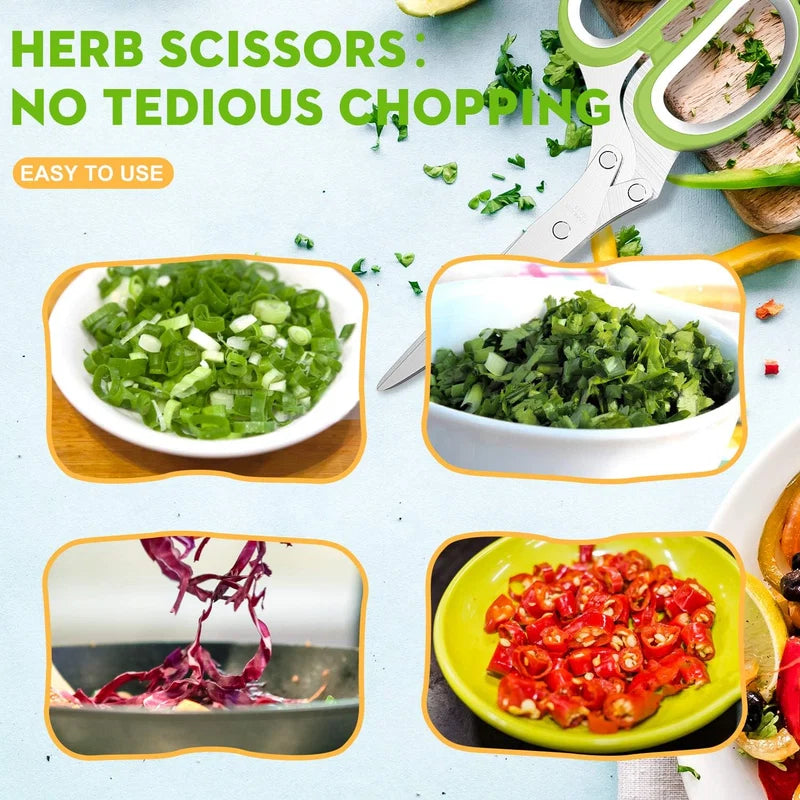 5-Blade Herb Scissor | مقص أعشاب بخمس شفرات