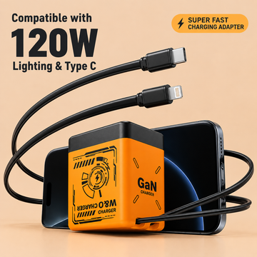 Portable Gan Flash Fast Charger | شاحن محمول سريع بتقنية GaN