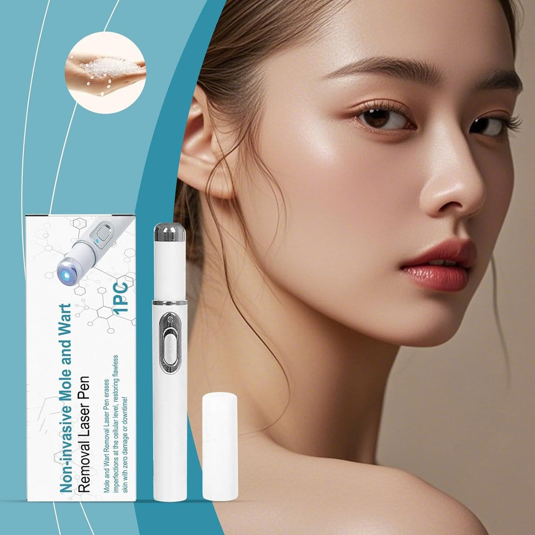 Xorita Non-Invasive Mole and Wart Removal Pen | قلم Xorita لإزالة الشامات والثآليل بطريقة غير جراحية